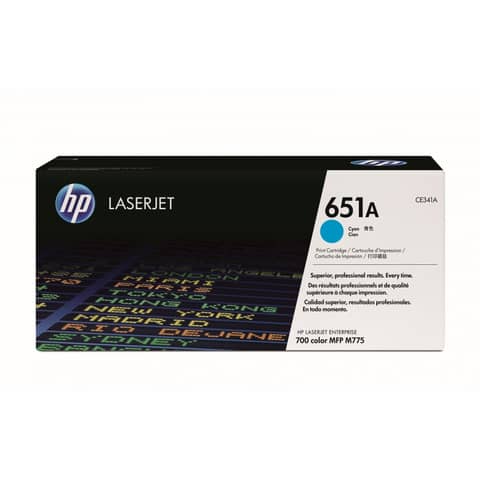 Toner 651A HP ciano standard CE341A